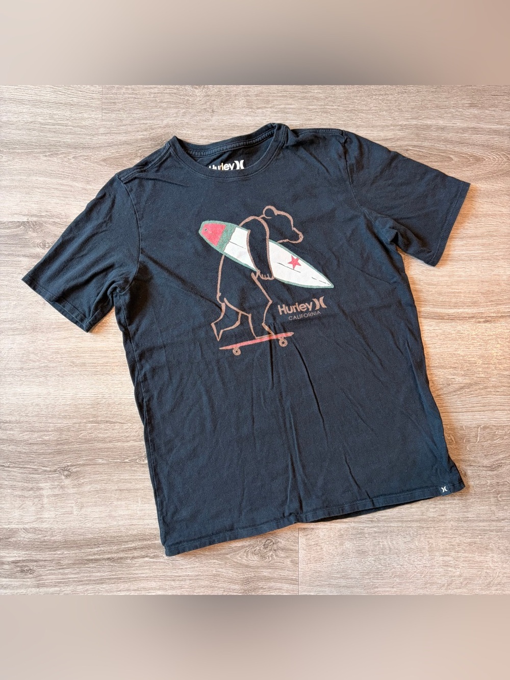 Hurley boys black tshirt